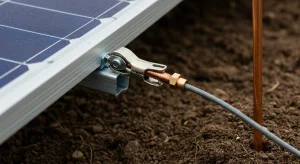 Puesta a tierra Sistemas de puesta a tierra para paneles solares.